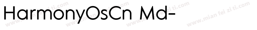 HarmonyOsCn Md字体转换